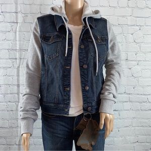 Preloved Dark Denim w/Hood Jacket